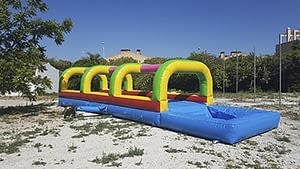 Pista deslizante agua