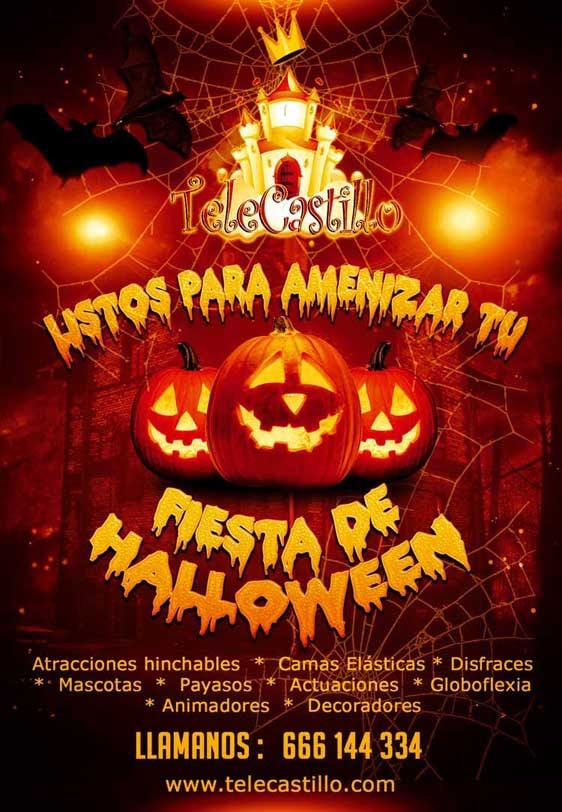 Servicios exclusivos para eventos de Halloween Castillos hinchables